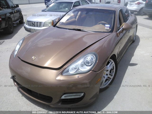 WP0AC2A73AL090182 - 2010 PORSCHE PANAMERA TURBO GOLD photo 6