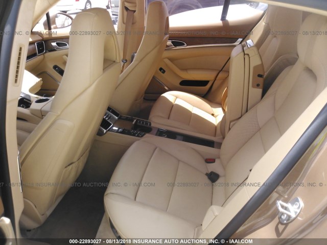 WP0AC2A73AL090182 - 2010 PORSCHE PANAMERA TURBO GOLD photo 8