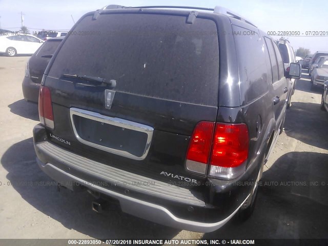 5LMEU78HX3ZJ28686 - 2003 LINCOLN AVIATOR BLACK photo 4