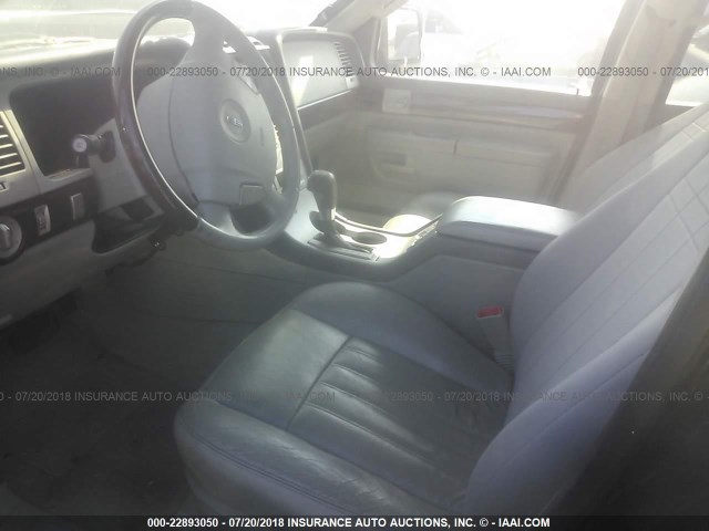 5LMEU78HX3ZJ28686 - 2003 LINCOLN AVIATOR BLACK photo 5