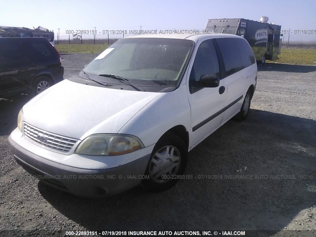 2FTZA54482BB96432 - 2002 FORD WINDSTAR WHITE photo 2