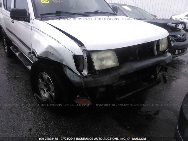 5N1ED28T41C552844 - 2001 NISSAN XTERRA XE/SE WHITE photo 6