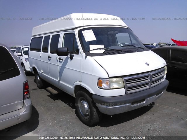 2B5WB35Z2TK147588 - 1996 DODGE RAM WAGON B3500 WHITE photo 1