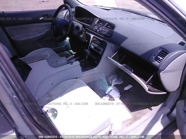 1HGCD5692TA232250 - 1996 HONDA ACCORD VALUE GRAY photo 5