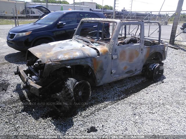 1C4AJWAG2CL172095 - 2012 JEEP WRANGLER SPORT ყავისფერი ფოტო 2