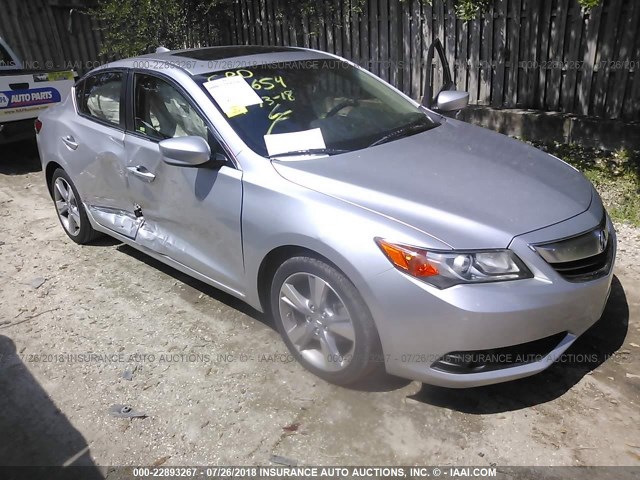 19VDE1F52EE001251 - 2014 ACURA ILX 20 PREMIUM SILVER photo 1