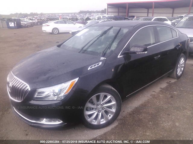 1G4GD5G36GF172181 - 2016 BUICK LACROSSE PREMIUM BLACK photo 2