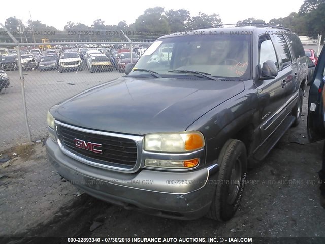 3GKFK16T2YG112077 - 2000 GMC YUKON XL K1500 GRAY photo 2