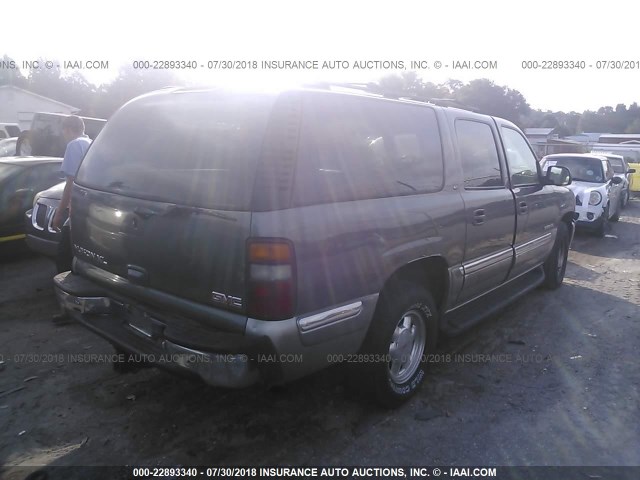 3GKFK16T2YG112077 - 2000 GMC YUKON XL K1500 GRAY photo 4