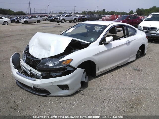 1HGCT1B38FA000527 - 2015 HONDA Accord LX-S WHITE photo 2