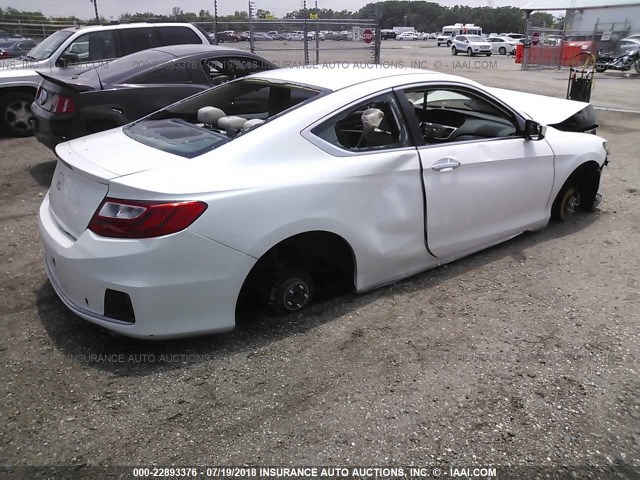 1HGCT1B38FA000527 - 2015 HONDA Accord LX-S WHITE photo 4