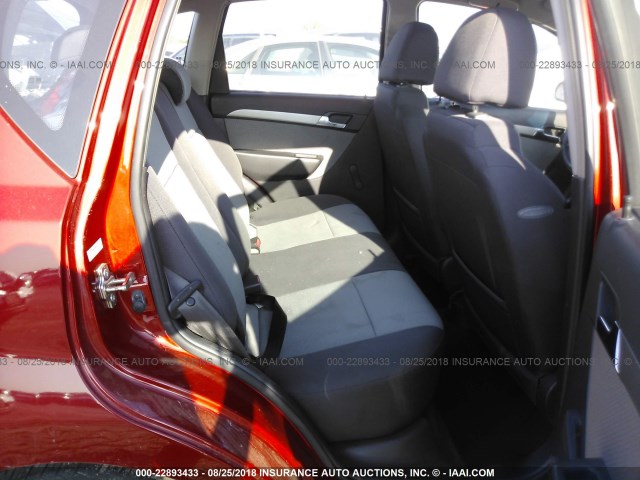 KL1TD66E59B647218 - 2009 CHEVROLET AVEO LS/LT 红色 照片 8