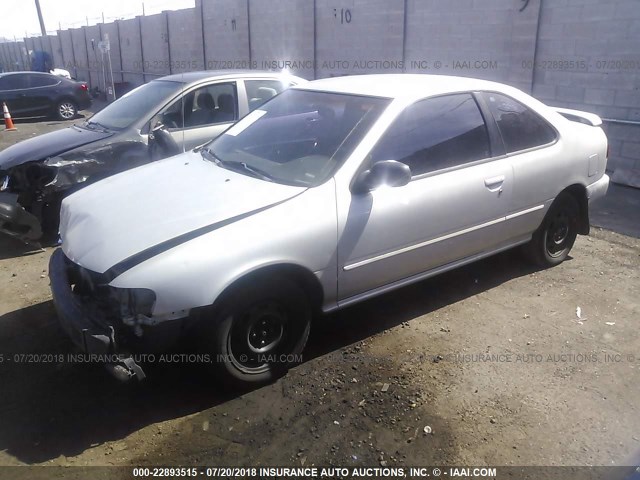 1N4AB42D0WC510948 - 1998 NISSAN 200SX SE SILVER photo 2