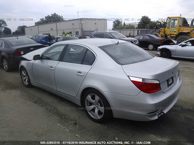 WBANA73514B061464 - 2004 BMW 530 I SILVER photo 3