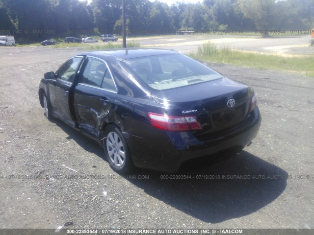 JTNBE46K573064162 - 2007 TOYOTA CAMRY NEW GENERAT CE/LE/XLE/SE BLACK photo 3