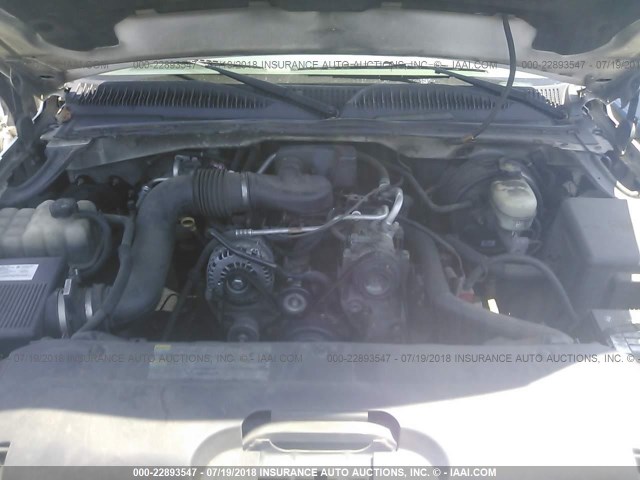 1GCEC14X77Z192016 - 2007 CHEVROLET SILVERADO C1500 CLASSIC WHITE photo 10