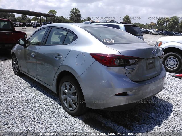 JM1BM1T74E1147810 - 2014 MAZDA 3 SV GRAY photo 3