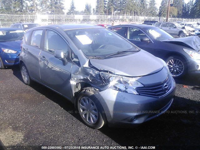 3N1CE2CPXEL369772 - 2014 NISSAN VERSA NOTE S/S PLUS/SV/SL SILVER photo 1