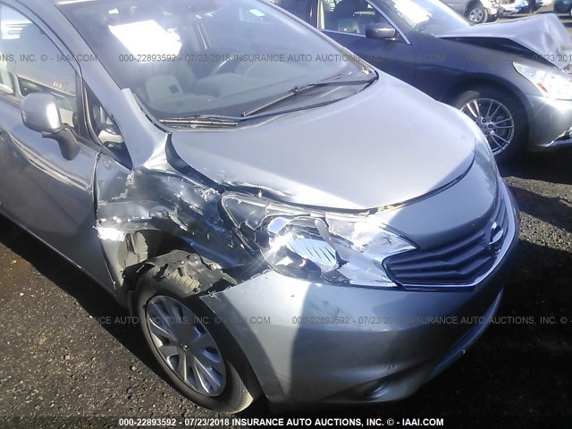 3N1CE2CPXEL369772 - 2014 NISSAN VERSA NOTE S/S PLUS/SV/SL SILVER photo 6