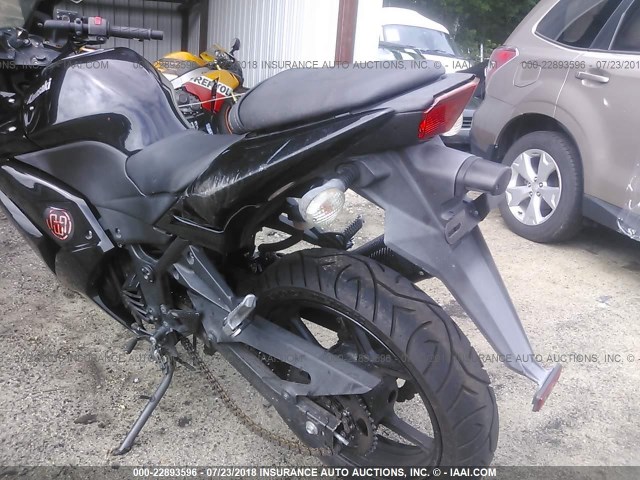 JKAEXMJ149DA44523 - 2009 KAWASAKI EX250 J BLACK photo 6