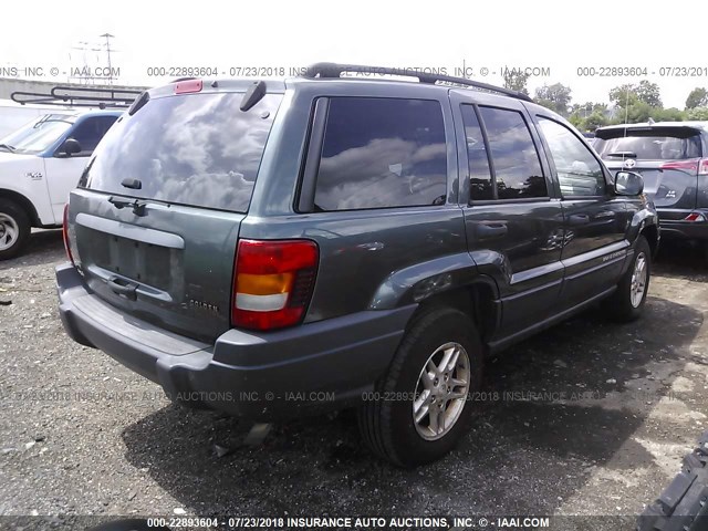 1J4GW48S24C101212 - 2004 JEEP GRAND CHEROKEE LAREDO/COLUMBIA/FREEDOM 灰色 照片 4