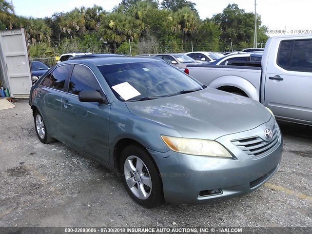 4T1BE46K37U542427 - 2007 TOYOTA CAMRY NEW GENERAT CE/LE/XLE/SE GREEN photo 1