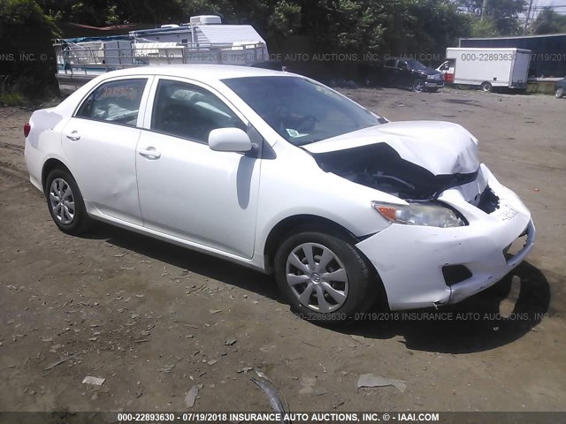 JTDBL40EX9J005054 - 2009 TOYOTA COROLLA LE/XLE WHITE photo 1