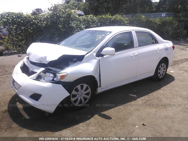 JTDBL40EX9J005054 - 2009 TOYOTA COROLLA LE/XLE WHITE photo 2