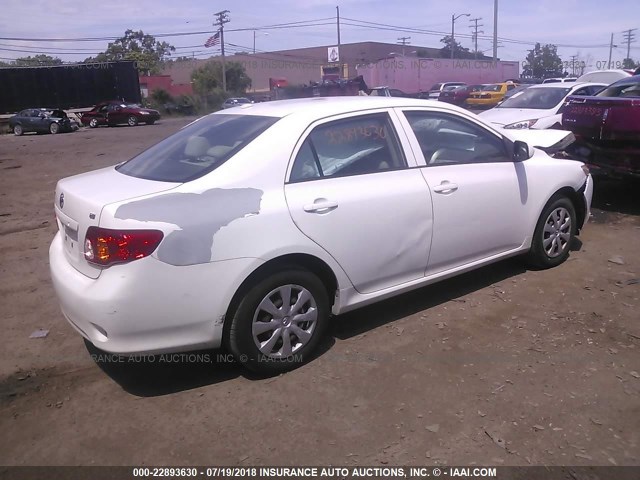 JTDBL40EX9J005054 - 2009 TOYOTA COROLLA LE/XLE WHITE photo 4