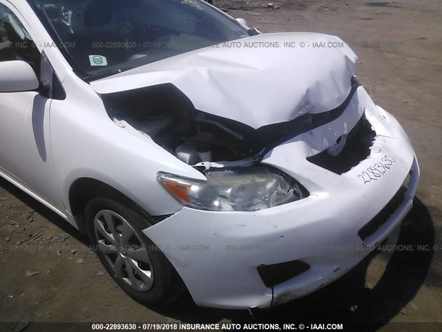 JTDBL40EX9J005054 - 2009 TOYOTA COROLLA LE/XLE WHITE photo 6