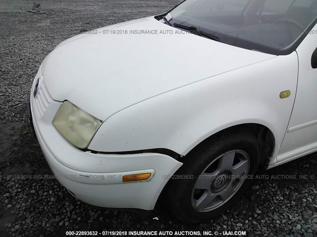 3VWSA29M4YM018028 - 2000 VOLKSWAGEN JETTA GLS WHITE photo 6