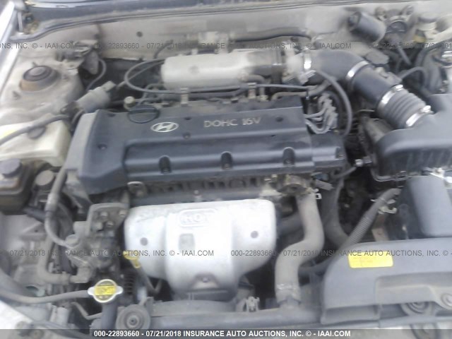 KMHJF35F1YU002440 - 2000 HYUNDAI ELANTRA GLS SILVER photo 6