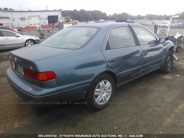 4T1BG22K11U812203 - 2001 TOYOTA CAMRY CE/LE/XLE 蓝色 照片 4