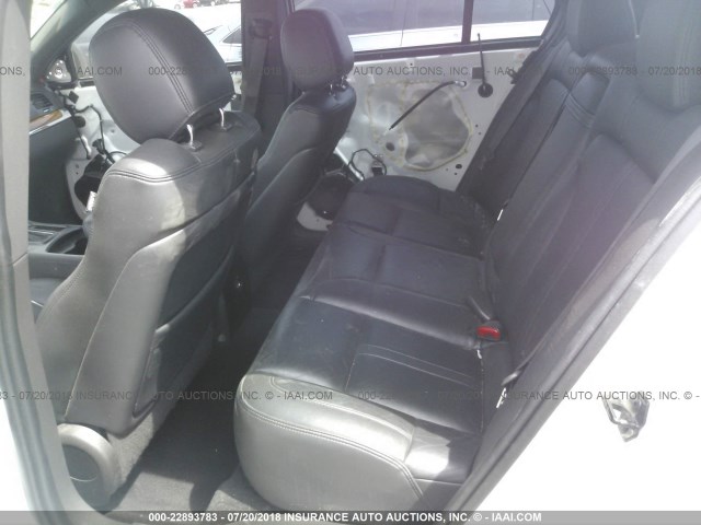 1LNHL9DK6DG602419 - 2013 LINCOLN MKS WHITE photo 8