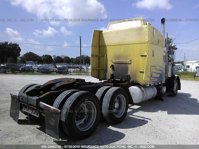 1XP5DB8X6SN375452 - 1995 PETERBILT 379 YELLOW photo 4