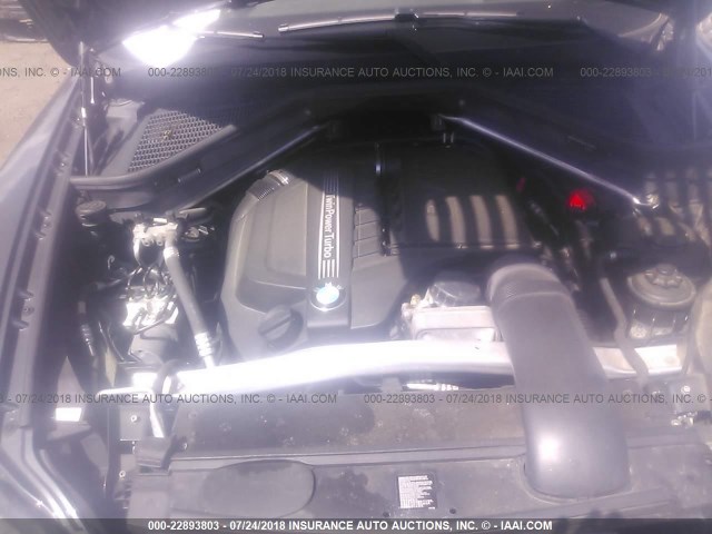 5UXZV4C52CL985894 - 2012 BMW X5 XDRIVE35I Gris foto 10