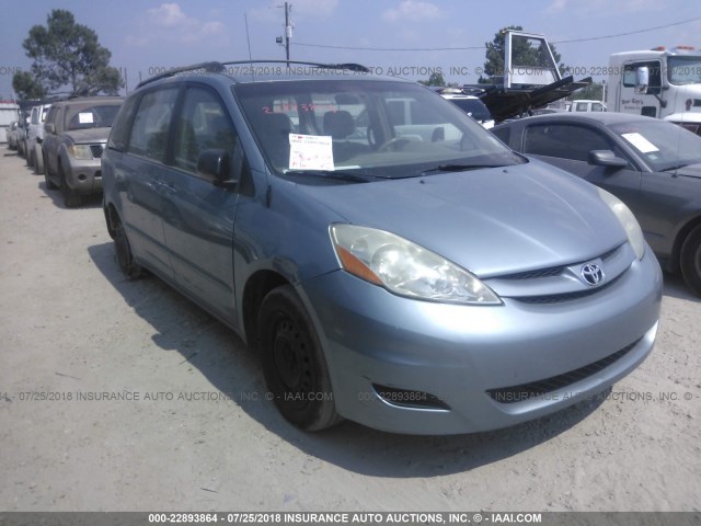 5TDZA23C96S535467 - 2006 TOYOTA SIENNA CE/LE BLUE photo 1