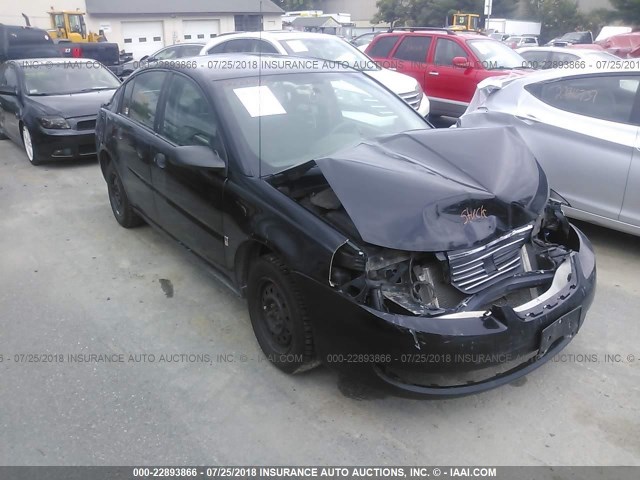 1G8AG52F65Z135446 - 2005 SATURN ION LEVEL 1 BLACK photo 1