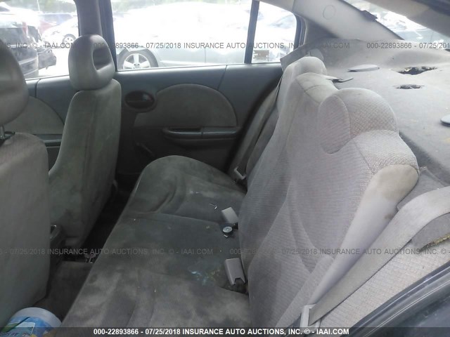 1G8AG52F65Z135446 - 2005 SATURN ION LEVEL 1 BLACK photo 8