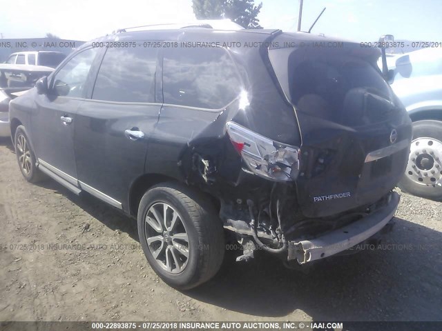 5N1AR2MM2DC659782 - 2013 NISSAN PATHFINDER S/SV/SL/PLATINUM BLACK photo 3