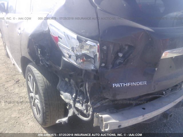 5N1AR2MM2DC659782 - 2013 NISSAN PATHFINDER S/SV/SL/PLATINUM BLACK photo 6