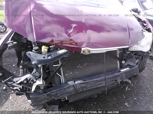2A8HR54P38R795701 - 2008 CHRYSLER TOWN & COUNTRY TOURING MAROON photo 6