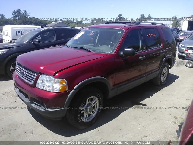 1FMZU73W93UA43250 - 2003 FORD EXPLORER XLT/XLT SPORT/NBX 红色 照片 2