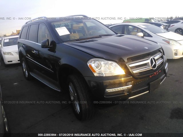 4JGBF7BE0BA731772 - 2011 MERCEDES-BENZ GL 450 4MATIC BLACK photo 1