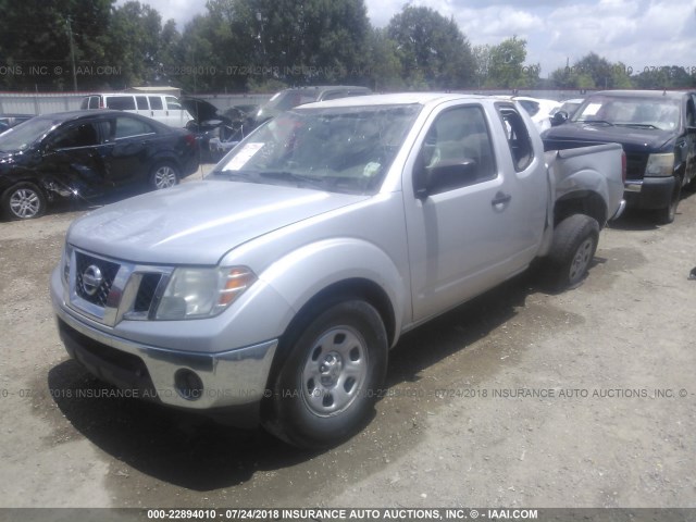 1N6BD0CT6AC448789 - 2010 NISSAN FRONTIER KING CAB SE/LE/NISMO SILVER photo 2