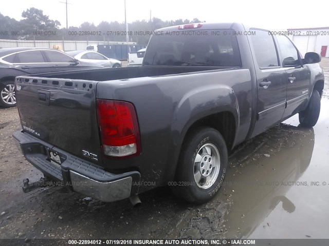 3GTP1VE07BG169271 - 2011 GMC SIERRA C1500 SLE GRAY photo 4