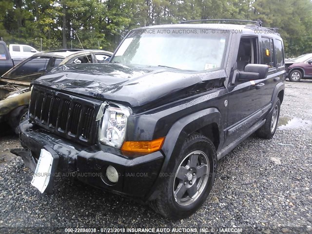 1J8HG48NX6C141602 - 2006 JEEP COMMANDER 黑色 照片 2
