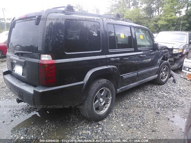 1J8HG48NX6C141602 - 2006 JEEP COMMANDER 黑色 照片 4