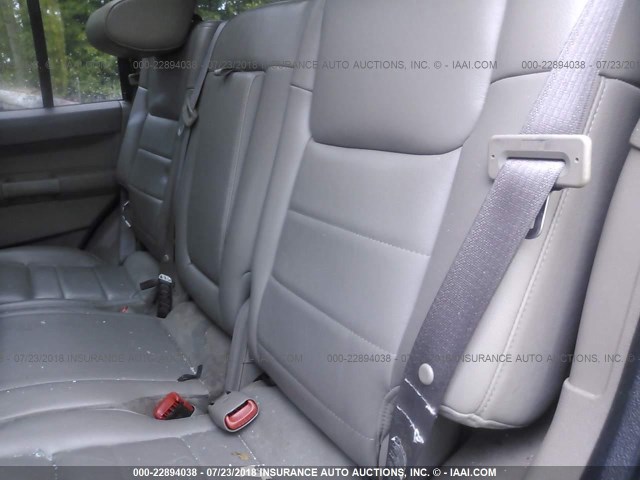 1J8HG48NX6C141602 - 2006 JEEP COMMANDER 黑色 照片 8