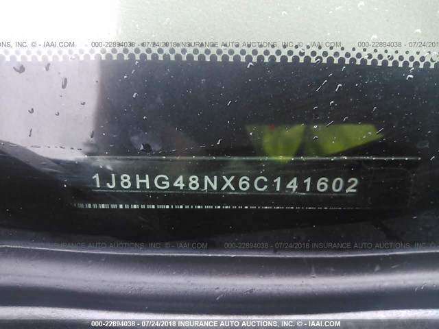 1J8HG48NX6C141602 - 2006 JEEP COMMANDER 黑色 照片 9